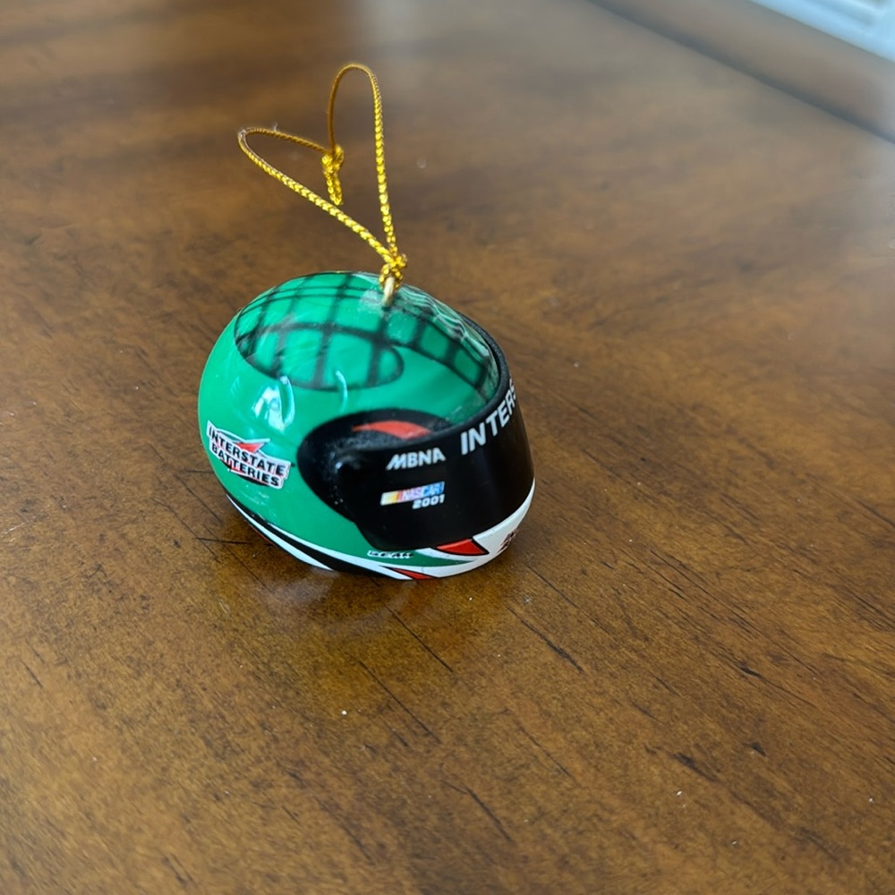 2/$5 Joe Gibbs Racing NASCAR helmet ornament 2001